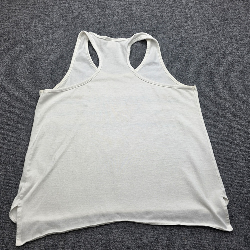 Vintage 80s Ocean Pacific OP Surf Tank Top Shirt Medium White Graphic Made USA - Picture 7 of 7